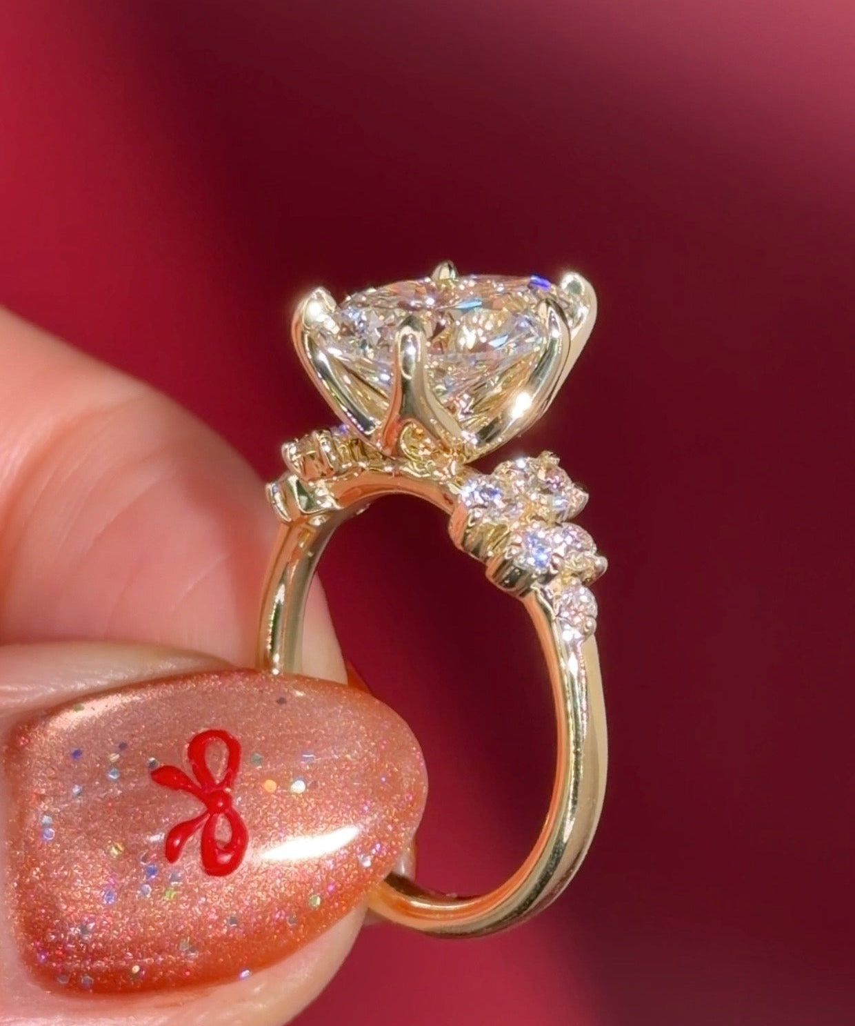 3.03ct D - VS1 Pear Lab Diamond Nova - PBD Engagement Rings