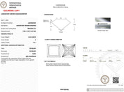 3.03ct D - VS1 Princess Lab Diamond Kayla - PBD Engagement Rings