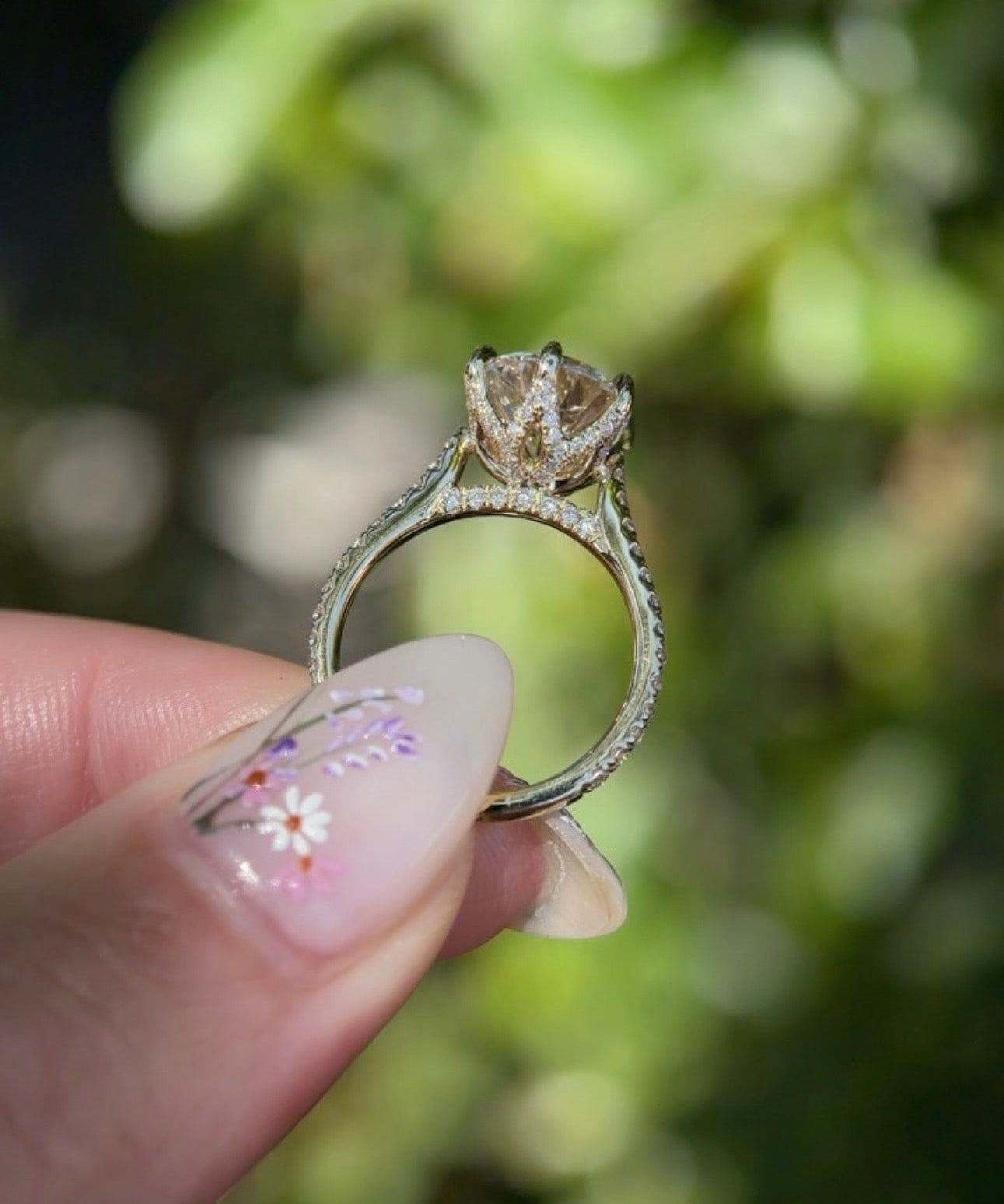 3.03ct D - VS1 Round Lab Diamond Isabela - PBD Engagement Rings
