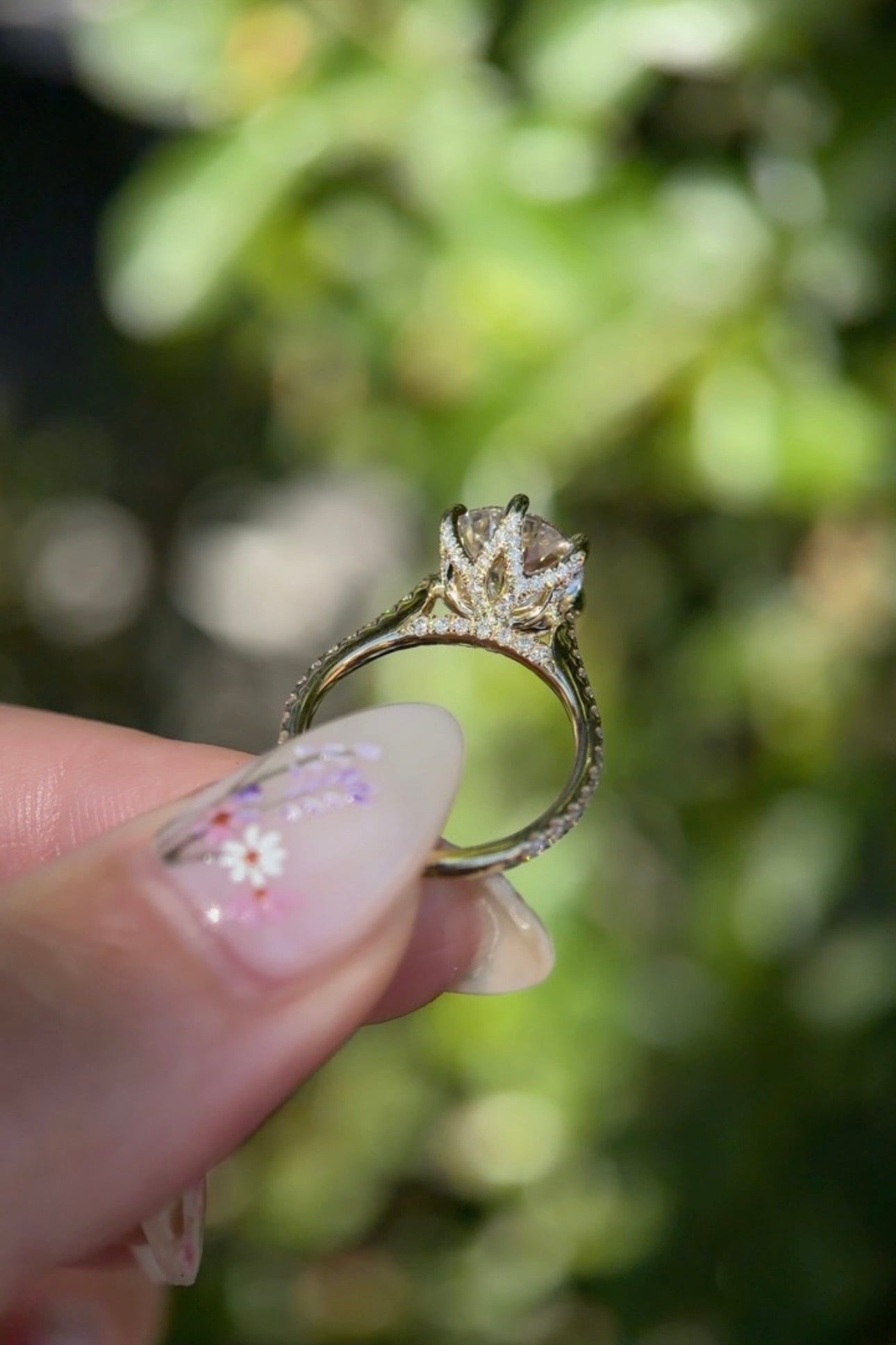 3.03ct D - VS1 Round Lab Diamond Isabela - PBD Engagement Rings