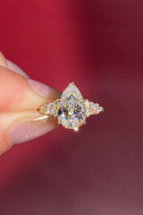 3.03ct D-VVS2 Pear Lab Diamond Brandi