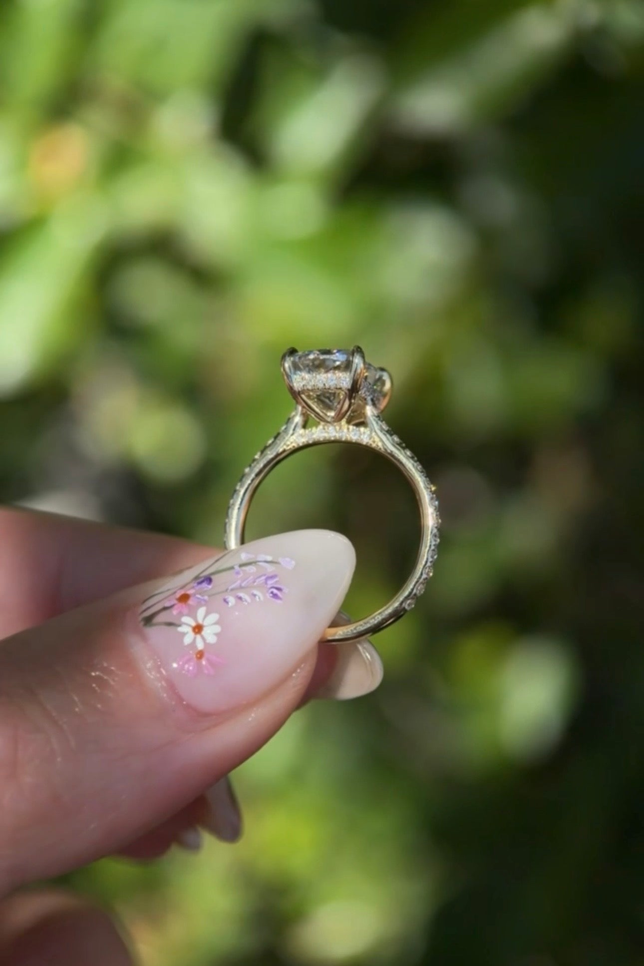 3.03ct E - VS1 Cushion Lab Diamond Alice - PBD Engagement Rings