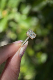 3.03ct E - VS1 Cushion Lab Diamond Alice - PBD Engagement Rings
