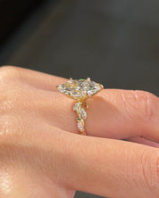 3.03ct E-VS1 Marquise Lab Diamond Cecelia - PBD Engagement Rings