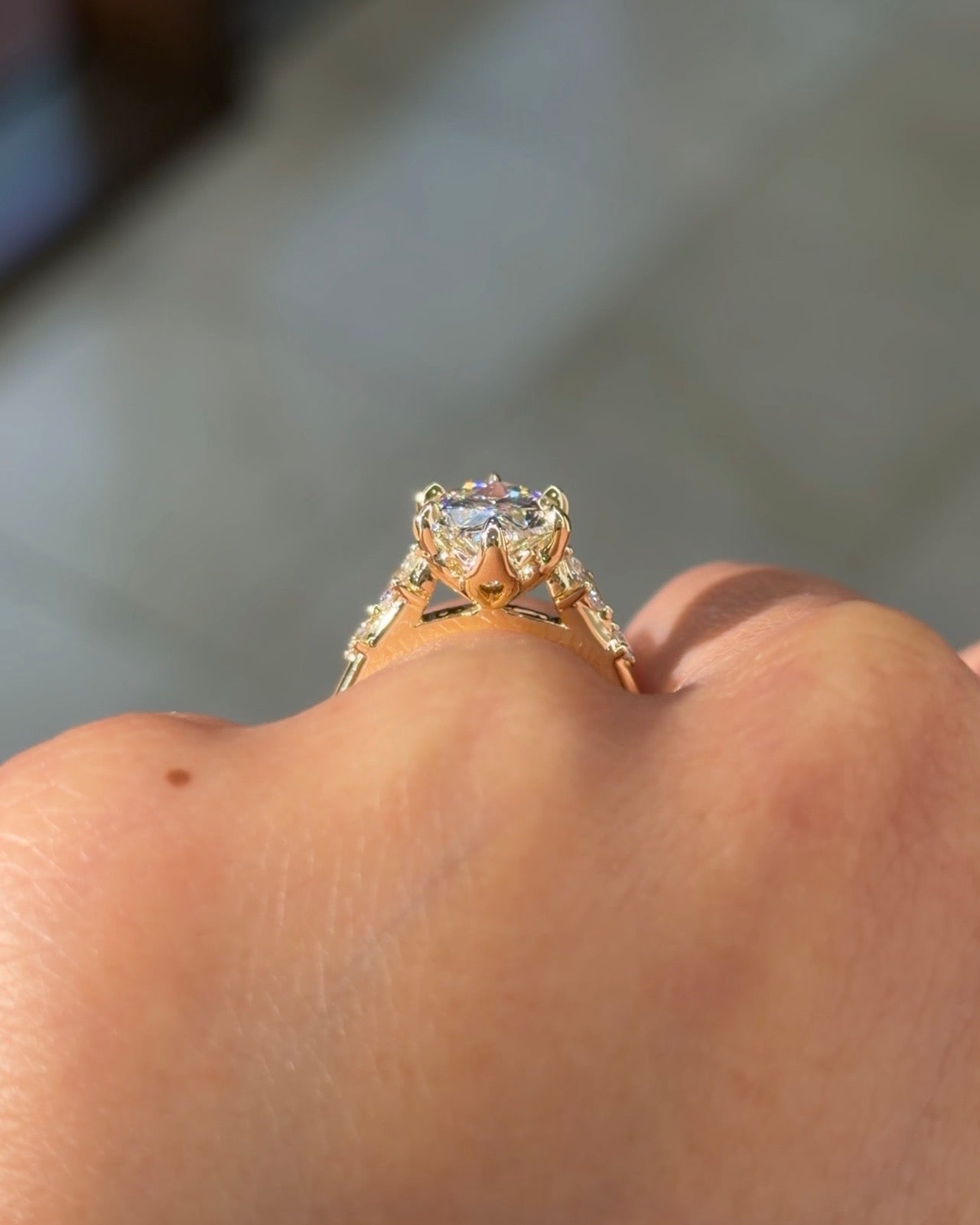 3.03ct E - VVS2 Dutch Marquise Lab Diamond Jillian - PBD Engagement Rings