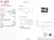 3.04 Carat D - VVS2 Cushion Lab Grown Diamond - IGI (125347) - PBD Loose Diamond