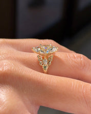3.04ct D-VS1 Marquise Lab Diamond Mariah - PBD Engagement Rings