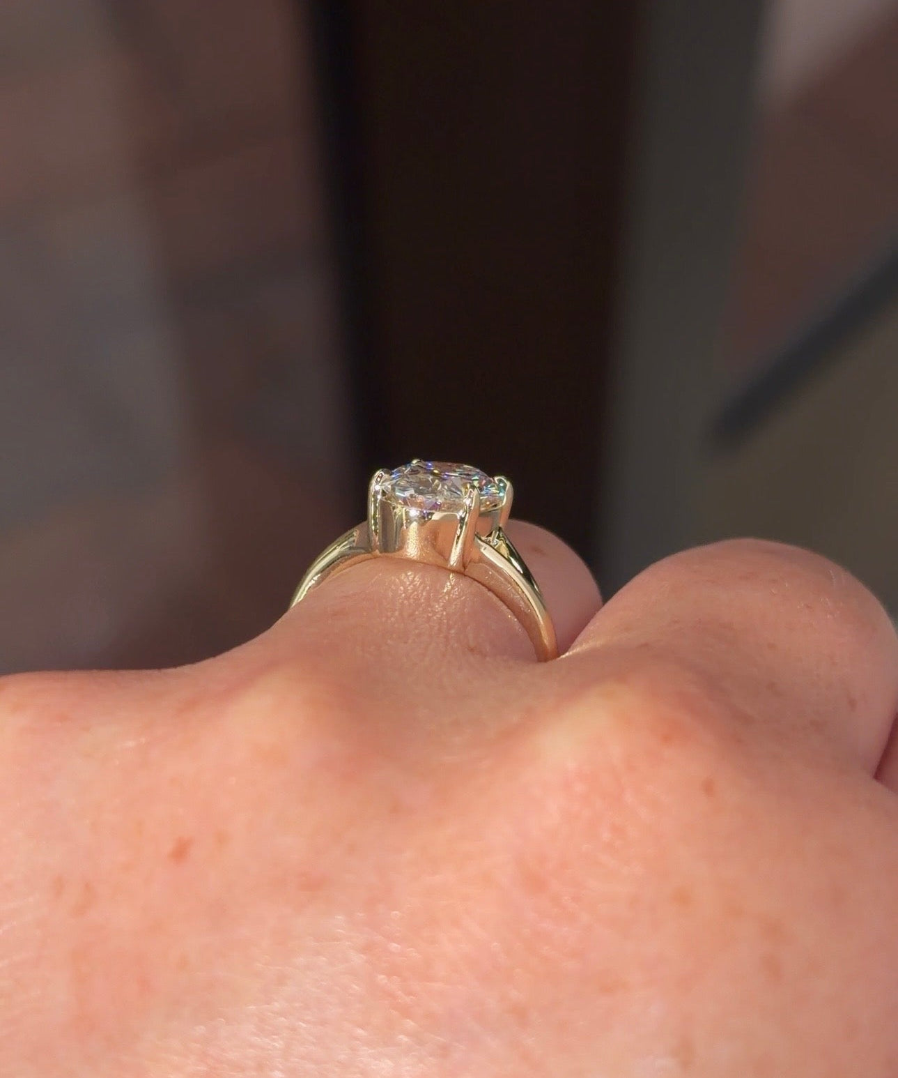 3.04ct D - VS1 Oval Lab Diamond Tanya - PBD Engagement Rings