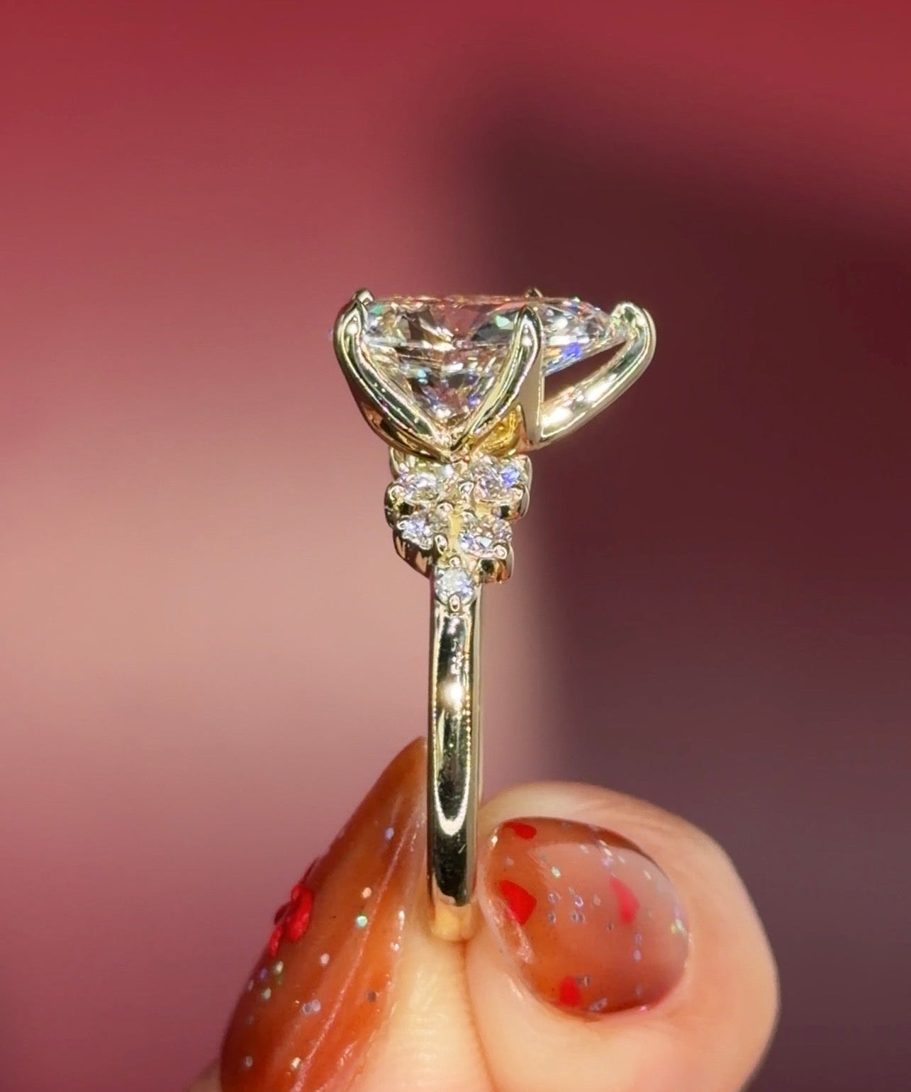3.04ct D - VS1 Pear Lab Diamond Nova - PBD Engagement Rings