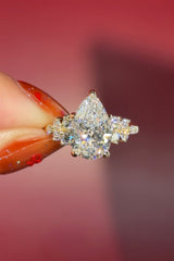 3.04ct D-VS1 Pear Lab Diamond Nova