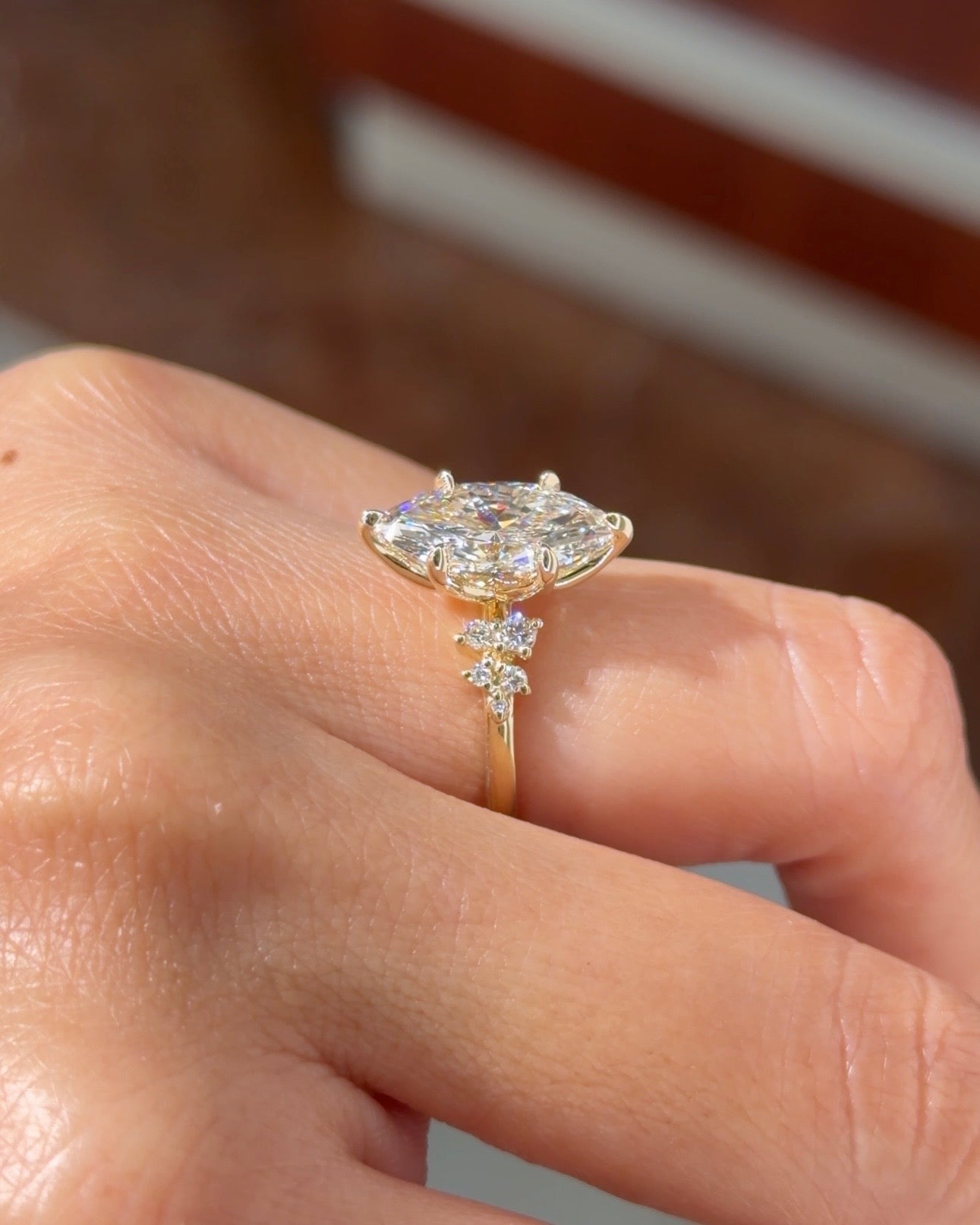3.04ct E-VVS2 Marquise Lab Diamond Nova - PBD Engagement Rings