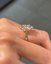3.04ct E - VVS2 Marquise Lab Diamond Samantha - PBD Engagement Rings