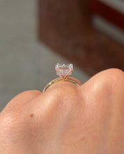 3.04ct F - VS1 Emerald Lab Diamond Stephanie - PBD Engagement Rings
