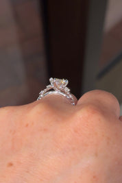 3.04ct F - VS1 Marquise Lab Diamond Arwen - PBD Engagement Rings