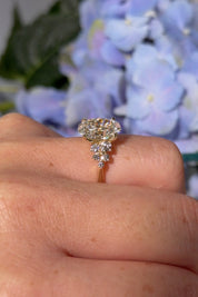 3.04ct F - VS1 Oval Lab Diamond Nova Cathedral - PBD Engagement Rings