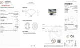 3.05 Carat D-VVS2 Oval Lab Grown Diamond - IGI (#127898)