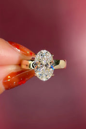 3.05ct D - VS1 Oval Lab Diamond Kayla - PBD Engagement Rings
