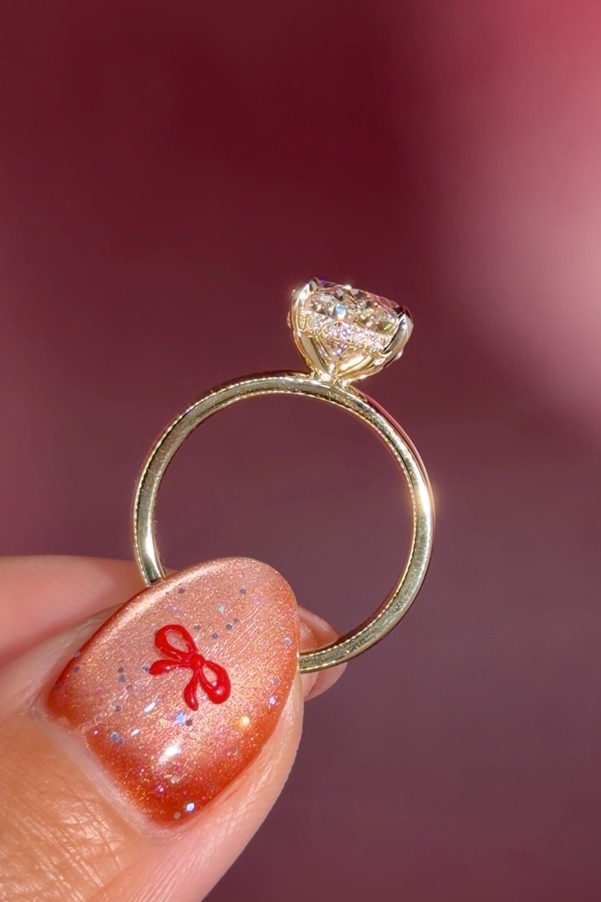 3.05ct D - VS1 Oval Lab Diamond Kayla - PBD Engagement Rings