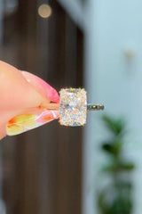 3.05ct E-VS1 Cushion Lab Diamond Double Claw Alice