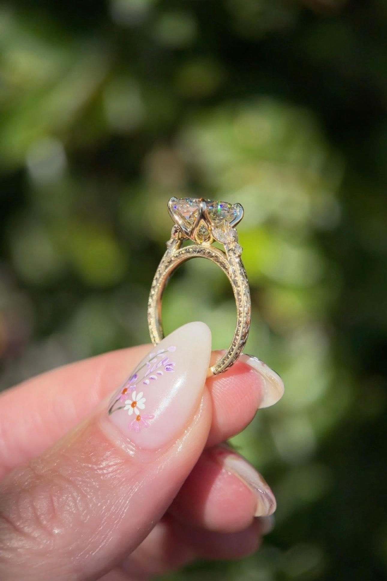 3.05ct F - VVS2 Oval Lab Diamond Katherine - PBD Engagement Rings