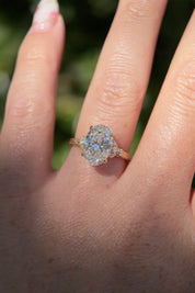 3.05ct F - VVS2 Oval Lab Diamond Katherine - PBD Engagement Rings