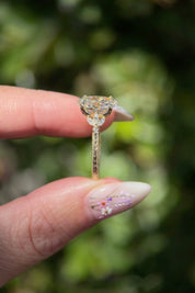 3.05ct F - VVS2 Oval Lab Diamond Katherine - PBD Engagement Rings
