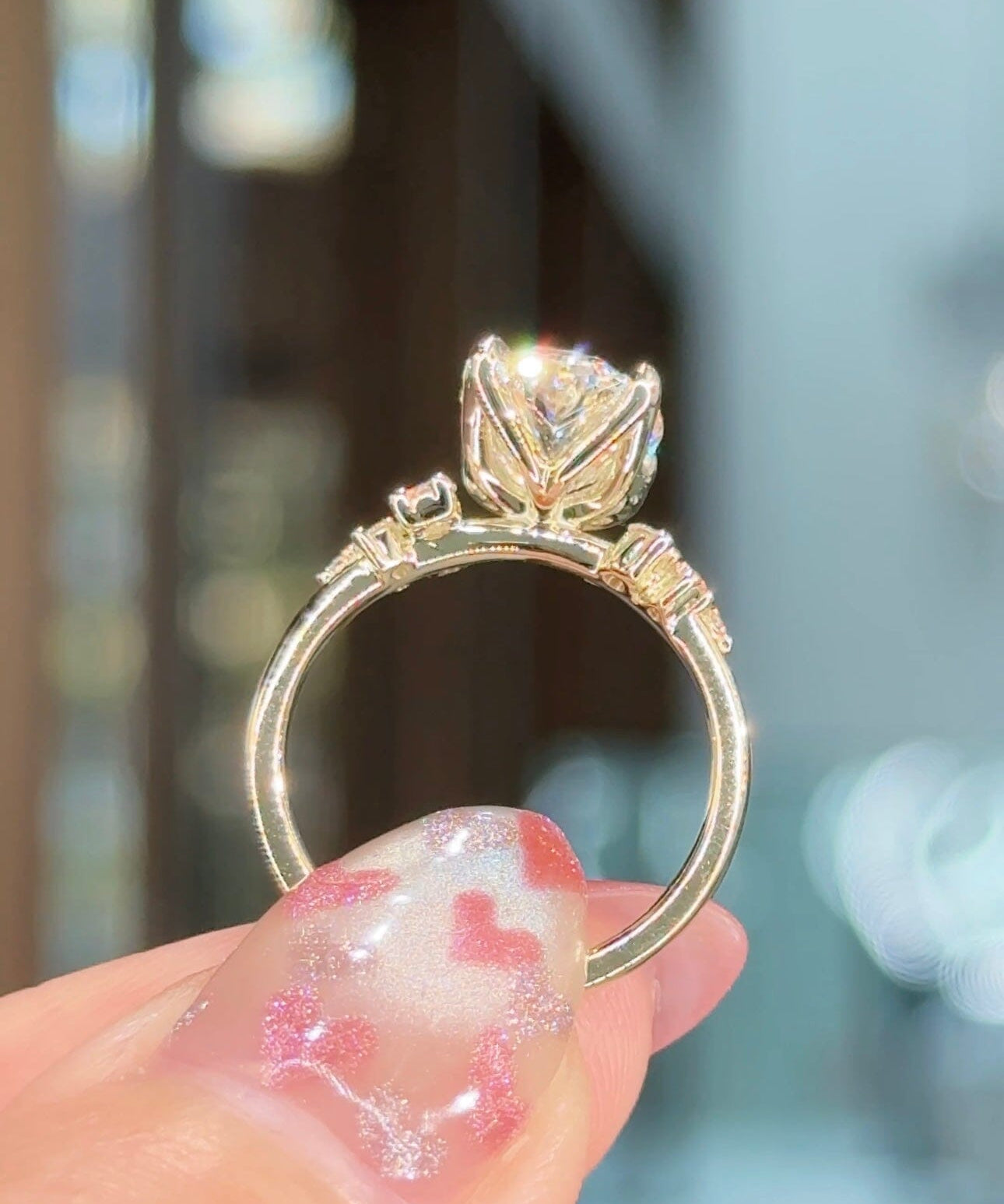 3.06ct D-VS1 Oval Lab Diamond Nova Engagement Rings Princess Bride Diamonds 