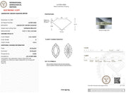3.06ct D - VVS2 Marquise Lab Diamond Alice - PBD Engagement Rings