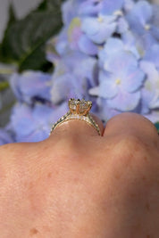 3.06ct D - VVS2 Marquise Lab Diamond Alice - PBD Engagement Rings