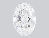 3.07 Carat D-VVS2 Oval Lab Grown Diamond - IGI (#128291)