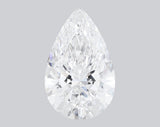 3.07 Carat D-VVS2 Pear Lab Grown Diamond - IGI (#127255)