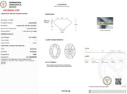 3.07 Carat F - VVS2 Oval Lab Grown Diamond - IGI (51928) - PBD Loose Diamond