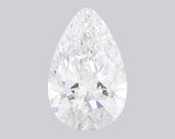3.08 Carat D-VVS2 Pear Lab Grown Diamond - IGI (#128610)