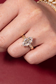 3.08ct F - VVS2 Marquise Lab Diamond Kai - PBD Engagement Rings