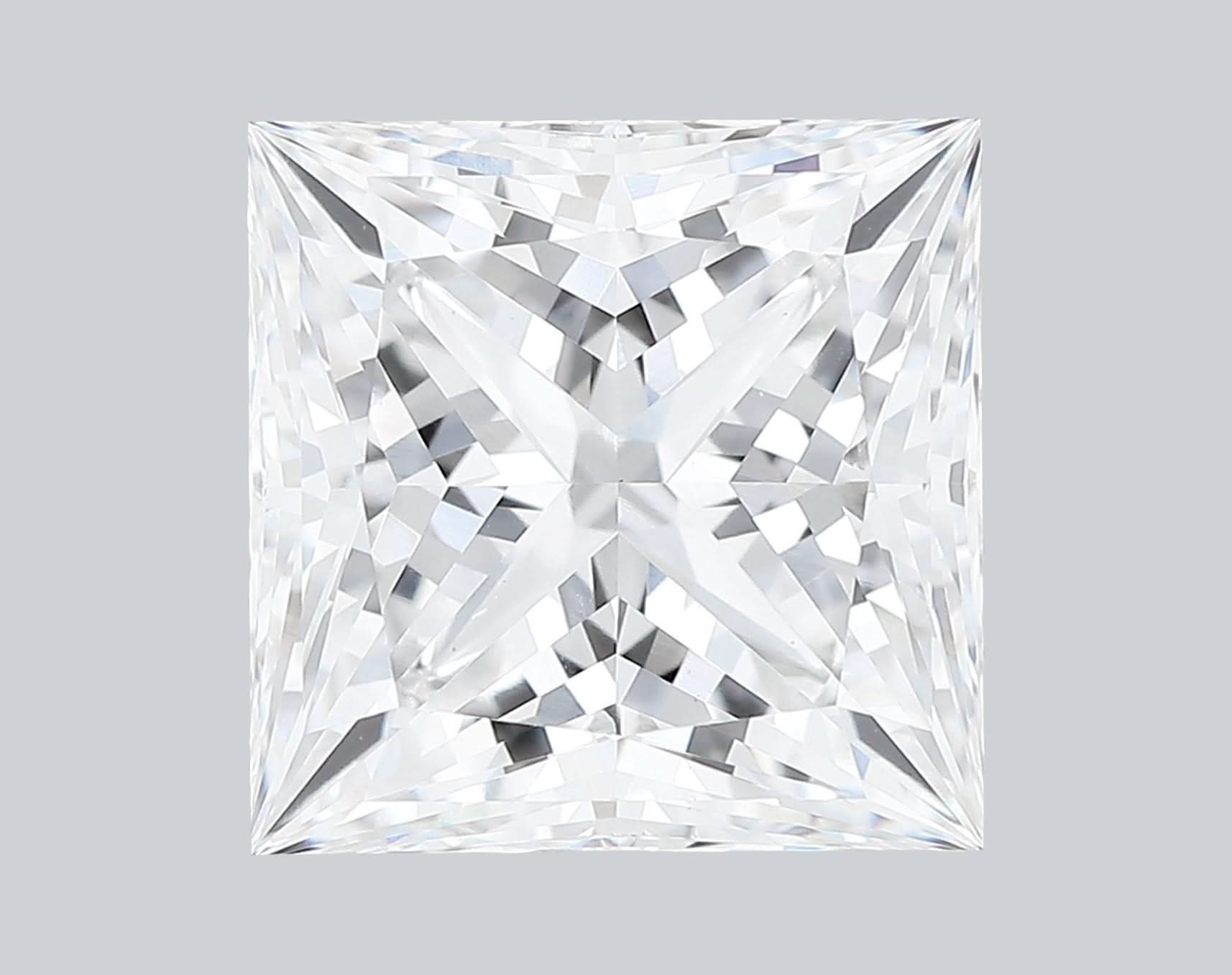 3.09 Carat D - VS1 Princess Lab Grown Diamond - IGI (123153) - PBD Loose Diamond
