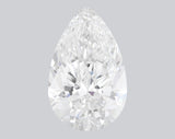 3.09 Carat F-VS1 Pear Lab Grown Diamond - IGI (#128479)