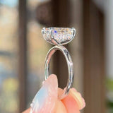 3.09ct D-VS1 Cushion Lab Diamond Kayla Engagement Rings Princess Bride Diamonds 