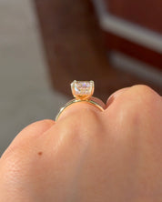 3.09ct D - VS1 Radiant Lab Diamond Kayla - PBD Engagement Rings