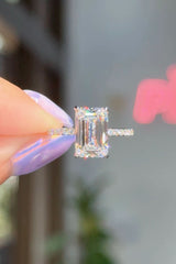 3.09ct D-VVS2 Emerald Lab Diamond Stephanie