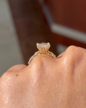 3.09ct F-VVS2 Marquise Lab Diamond Cecelia - PBD Engagement Rings