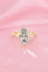 3.09ct F-VVS2 Marquise Lab Diamond Josephine