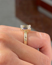 3.09ct F - VVS2 Marquise Lab Diamond Kai - PBD Engagement Rings