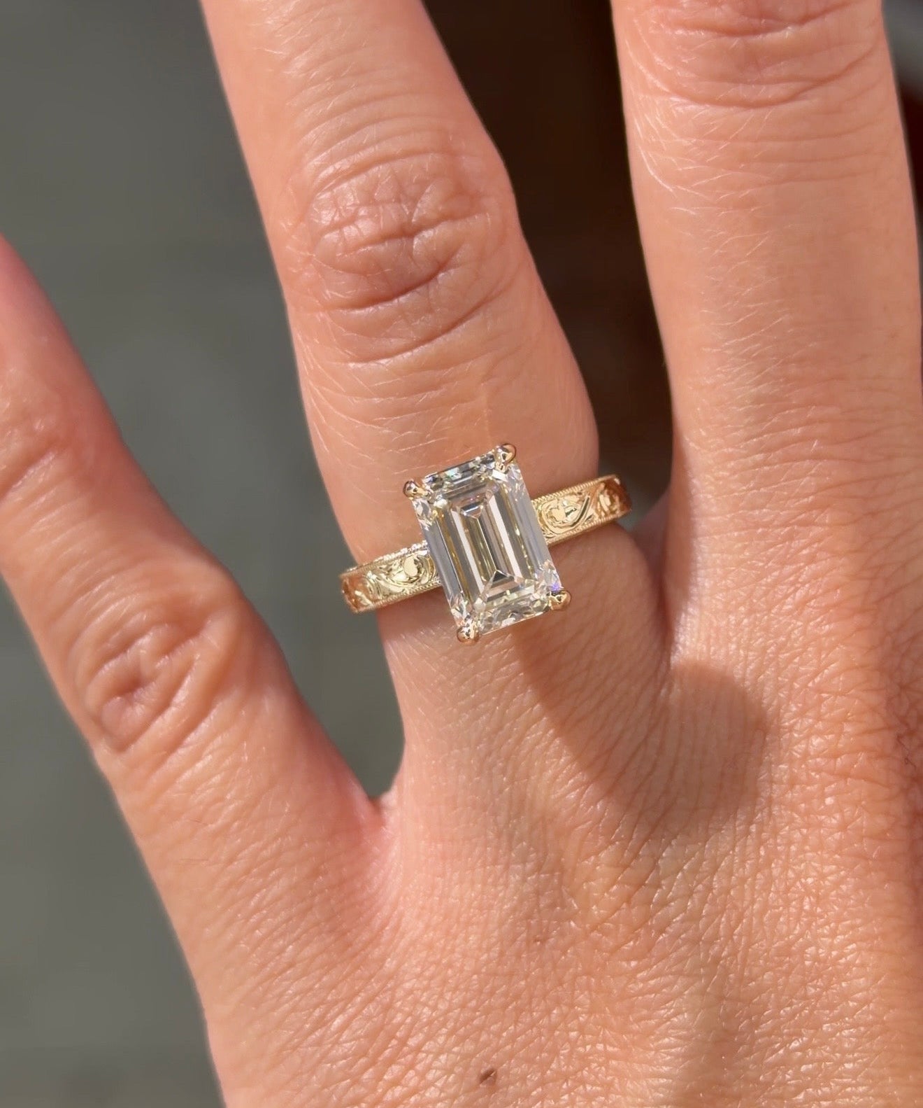 3.09ct F - VVS2 Marquise Lab Diamond Kai - PBD Engagement Rings