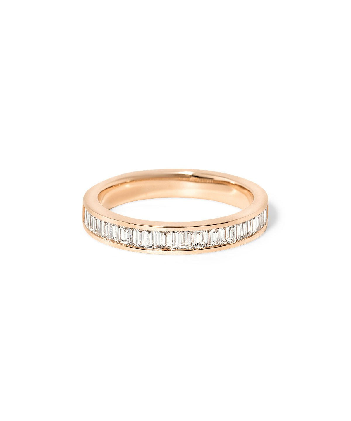 3.0mm Channel Baguette Diamond Ring - PBD Rings