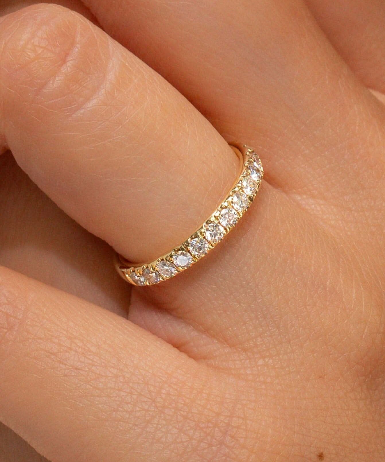 3.0mm Core Pavé Diamond Ring - PBD Rings