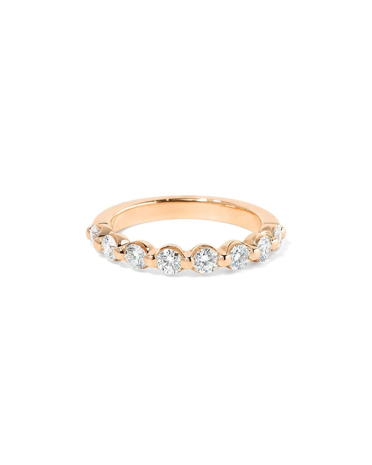 3.0mm Floating Single Prong Diamond Ring - PBD Rings