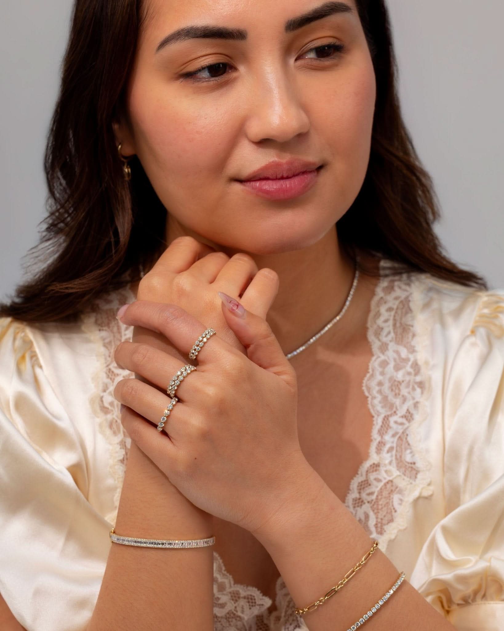 3.0mm Floating Single Prong Diamond Ring - PBD Rings