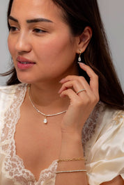 3.0mm Floating Single Prong Diamond Ring - PBD Rings