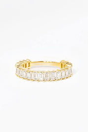 3.0mm Mini Emerald Diamond Ring - PBD Rings