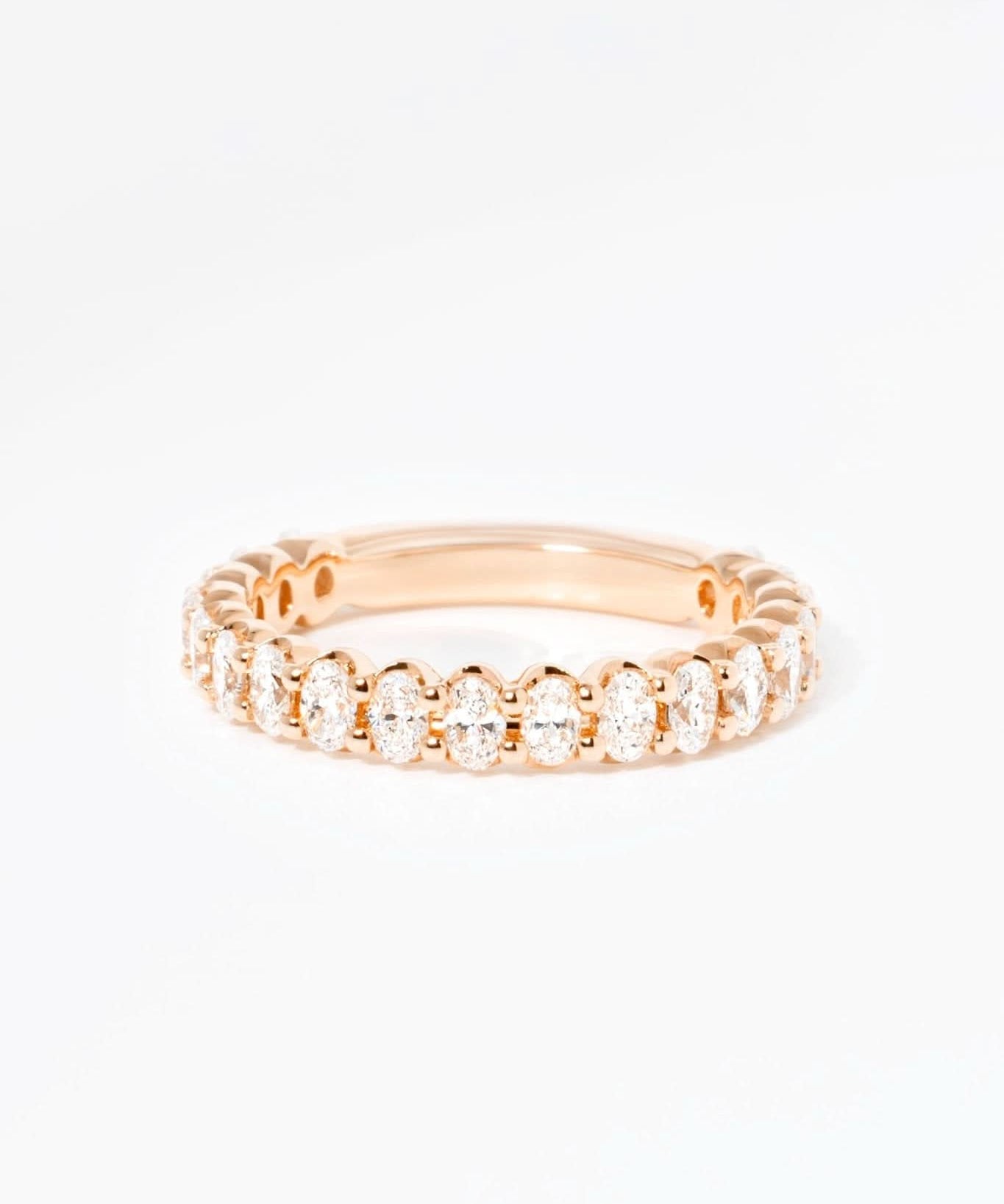 3.0mm Mini Oval Diamond Ring - PBD Rings